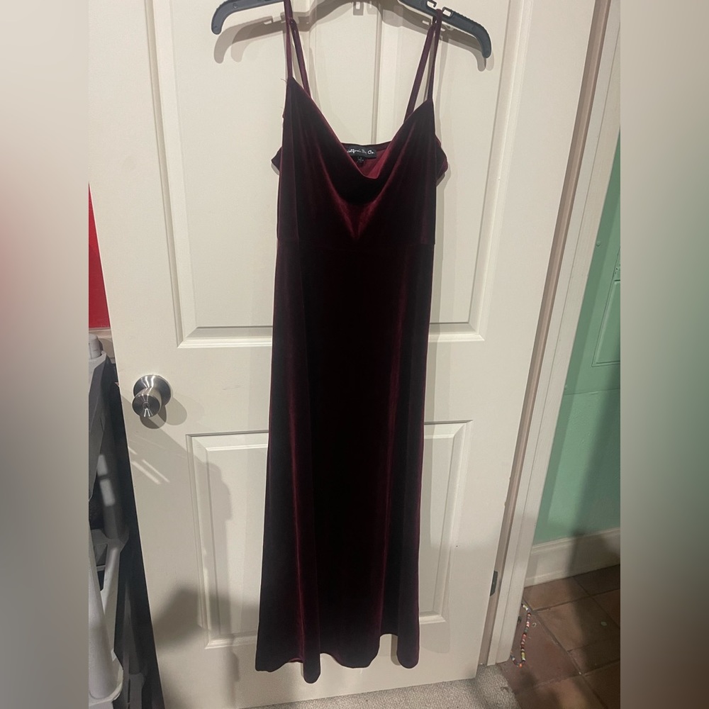 Velvet Red California Bay Co Long Dress size small